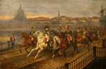 Napoleon Crosses the Elbe