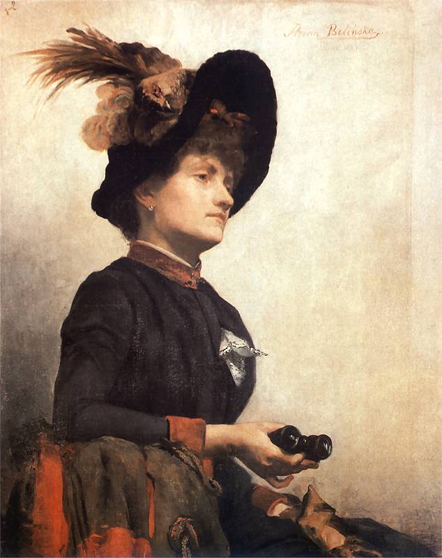 Portrait of a Lady with Binoculars