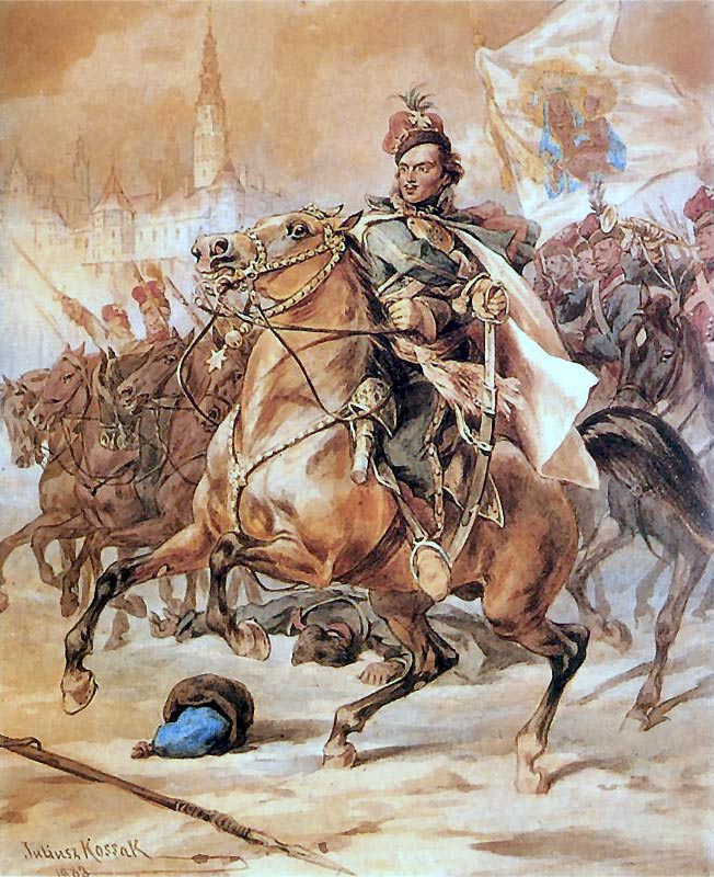 Casimir Pulaski in the Battle of Czestochowa