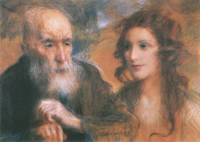 Self-Portrait with the Red-Haired Girl