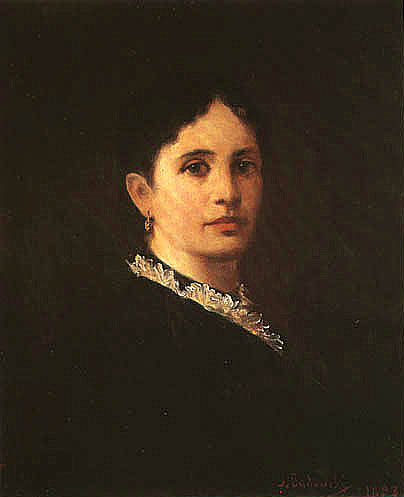 Portrait of a Lady in a Black Dress