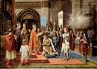 Joanna d'Arc podczas koronacji