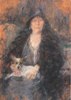 Woman with a Dog on her Lap