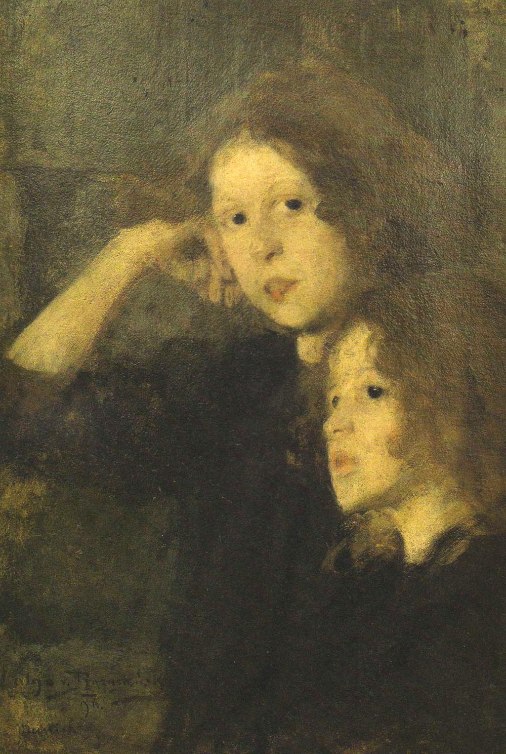 Portret dwóch dziewczynek