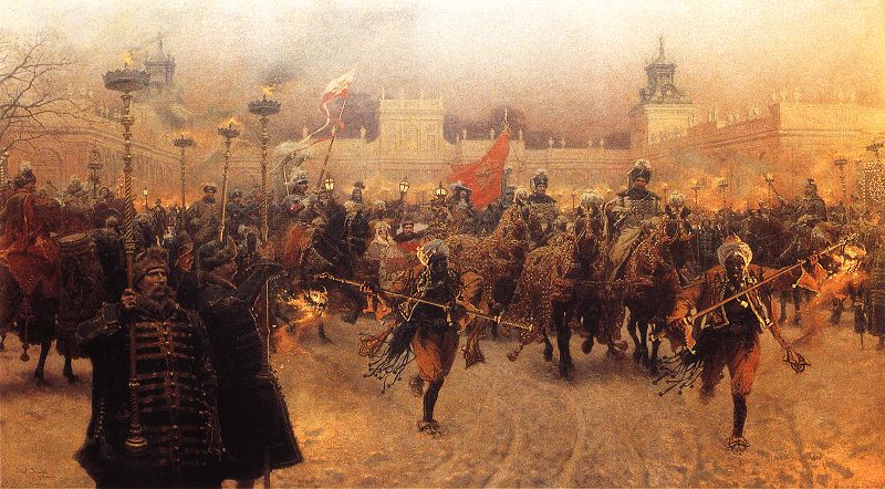 John III Sobieski Departing from Wilanow