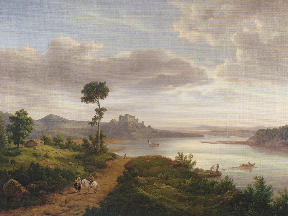 Northern Landscape with a Lake and a Castle
