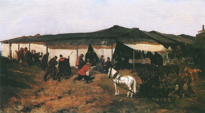 Market in a Provincial Town