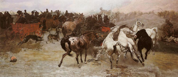 Targ na konie w Bacie