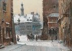 Winter City Scene