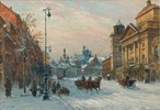 Zima na Krakowskim Przedmieciu