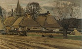 Early Spring. Cracovian Village