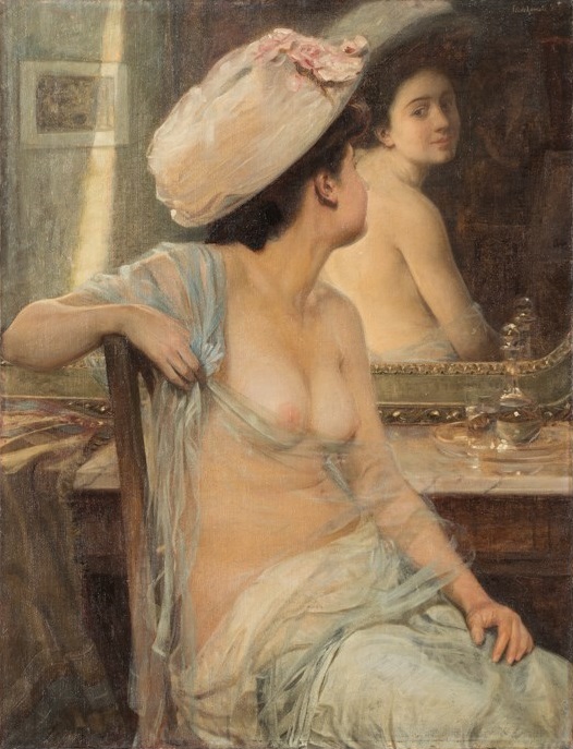 Nude before Mirror