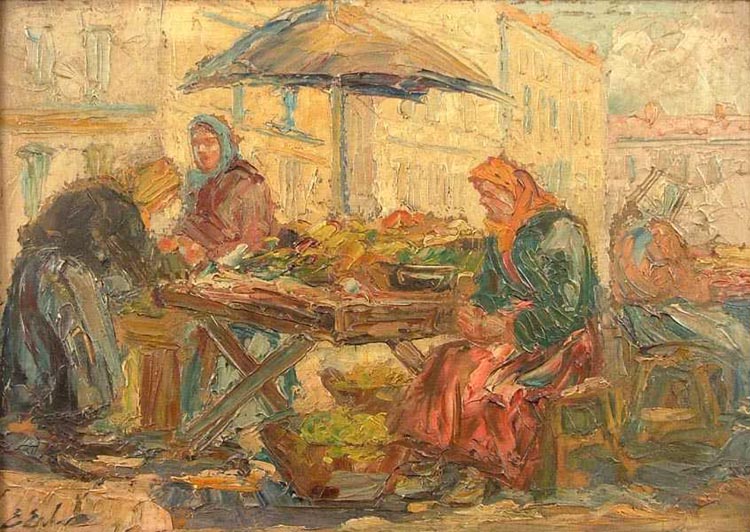 Stall at a Market