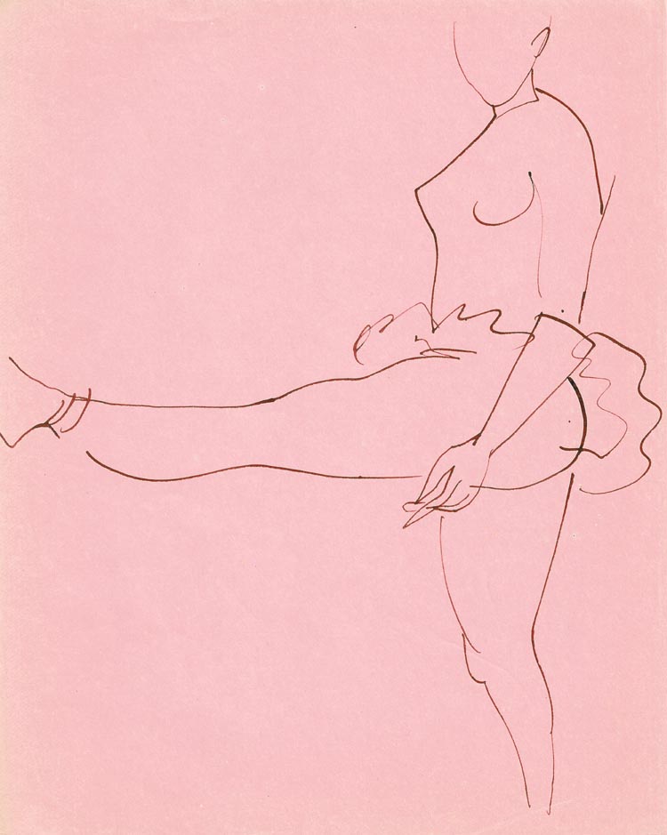 Różowa baletnica