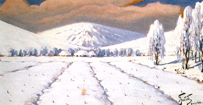 Winter Landscape near Bystra