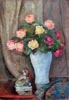 Still Life with Roses and a Figurine