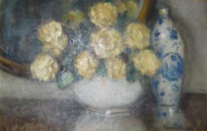 Kwiaty z wazonem