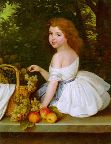 Girl with Fruit
