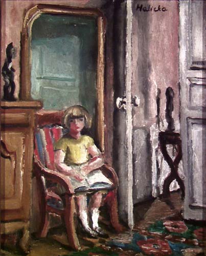 Small Girl in an Armchair