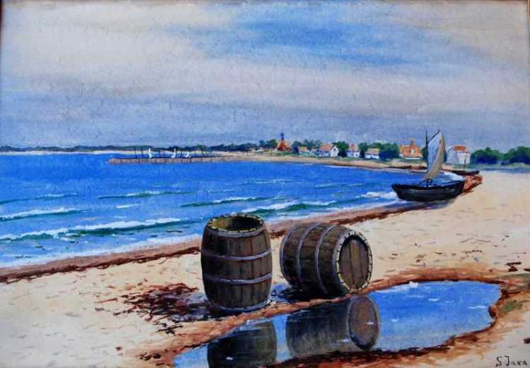 Barrels on a Beach
