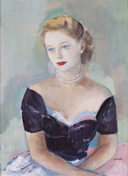Lady with Pearls