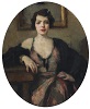Portret żony artysty - Władysławy z Chmielarczyków Karpińskiej