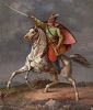 Stefan Czarniecki na koniu