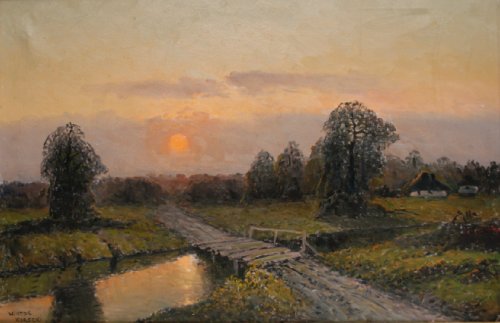 Sunset in the Polish Countryside