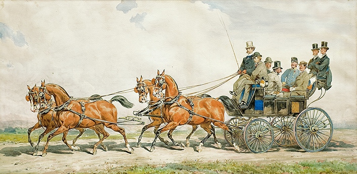 Ride in Four-Horse Carriage