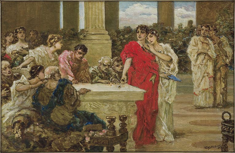 Gra w kości w dawnym Rzymie