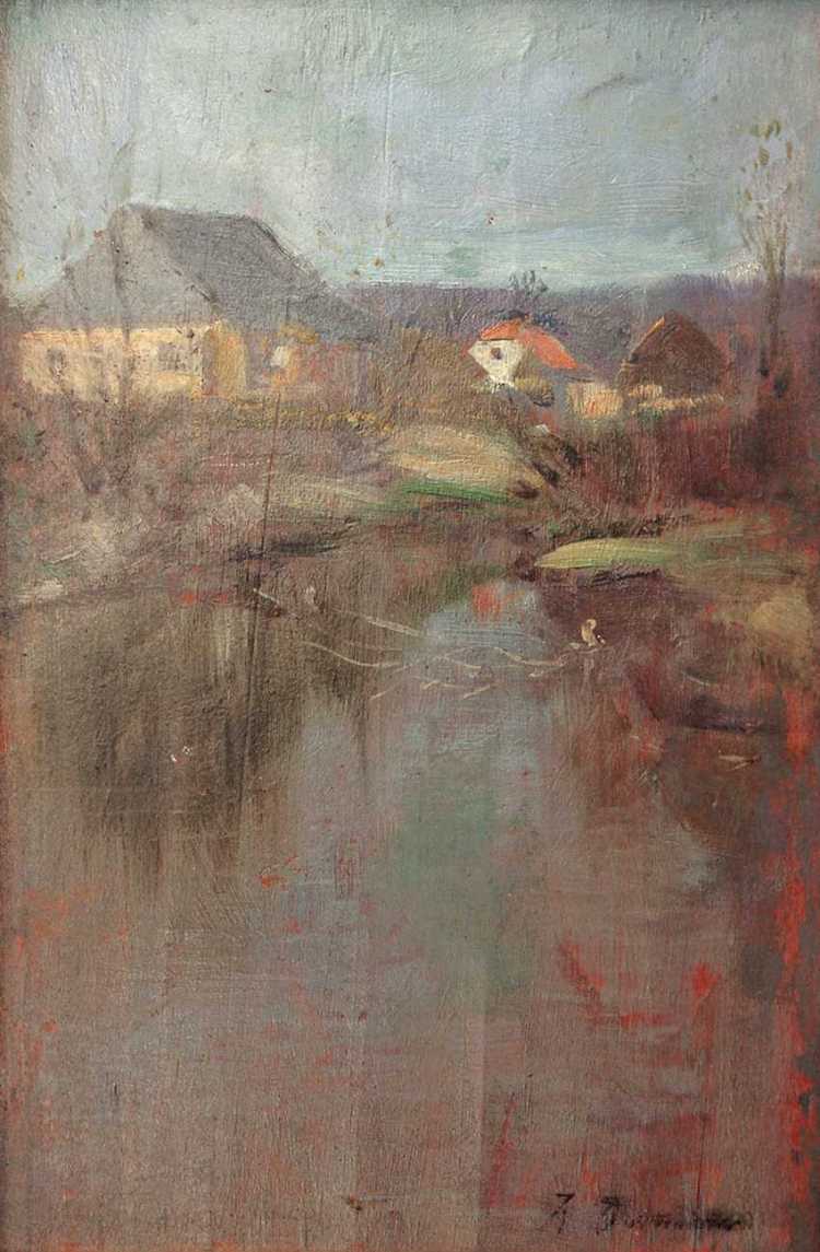 Rural Landscape with a River