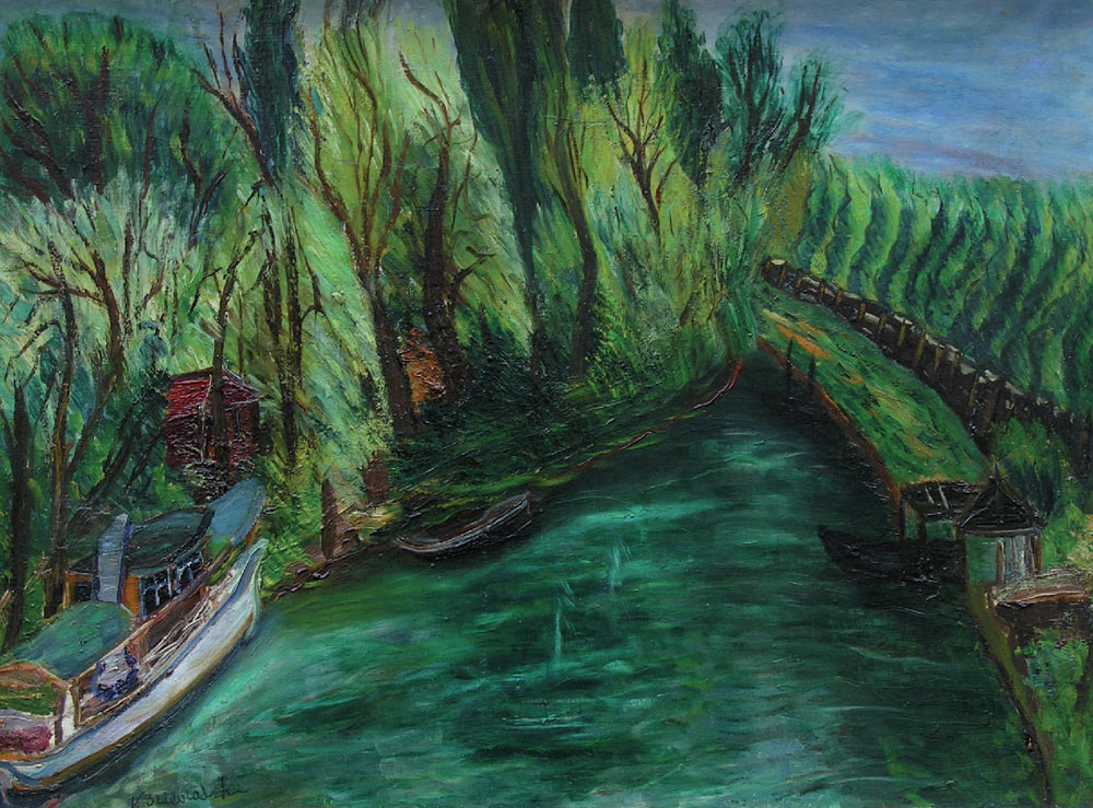 Barki na rzece