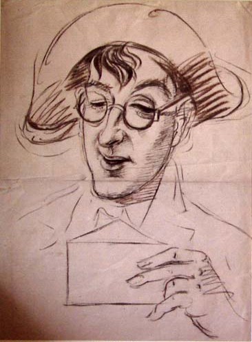 Sketch for a Portrait of Jan Lechon