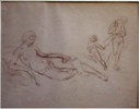 Sketch for the painting Venus of Lesbos