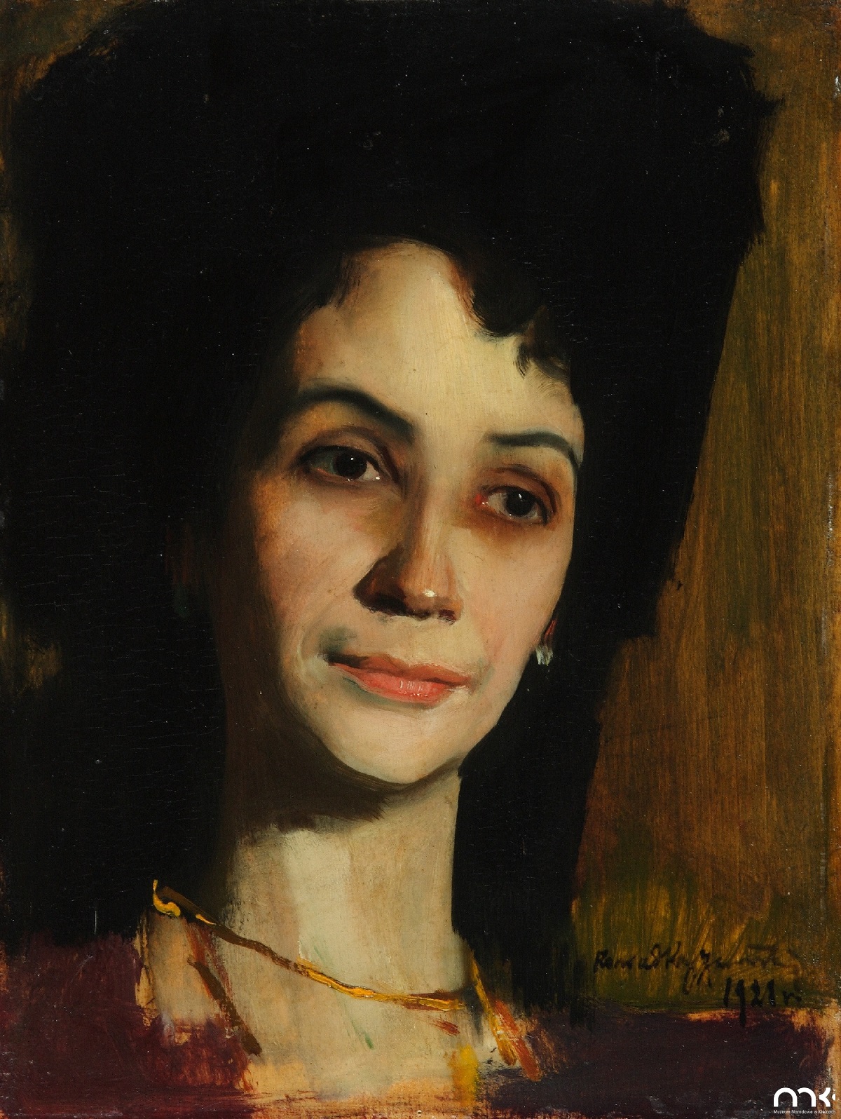 Portrait of Mrs B.