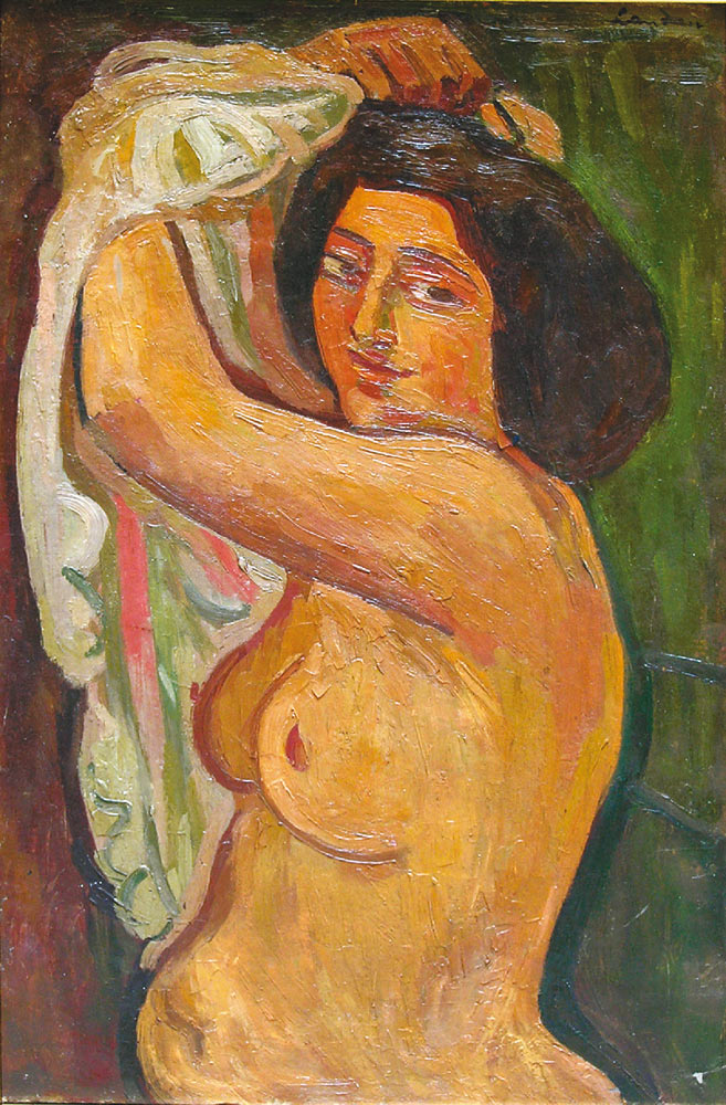 Woman at the Toilet