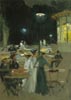 Parisian Cafe at Night