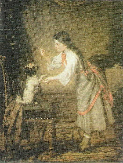 Girl with a Dog