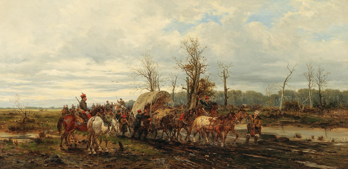 Cossacks on a Country Road