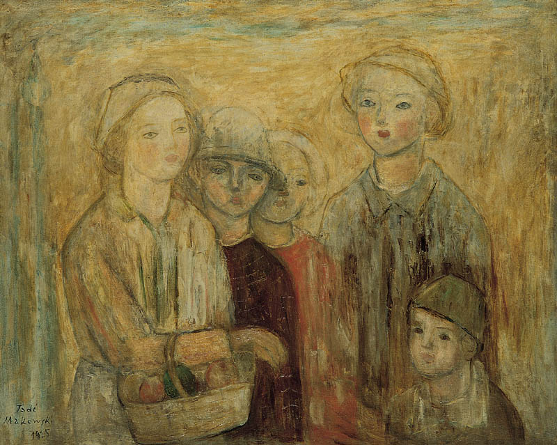 Children with a Basket of Fruit