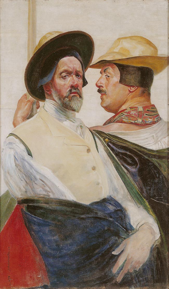 Autoportret z Mieczysławem Gąseckim