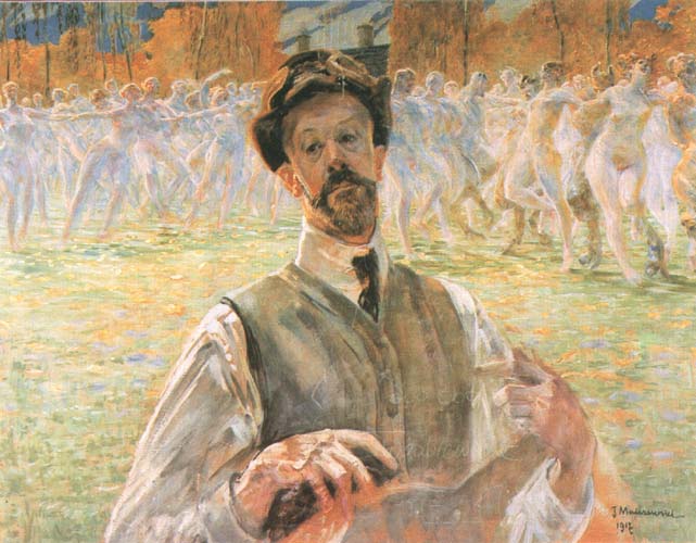Self-Portrait with a Dance Pageant