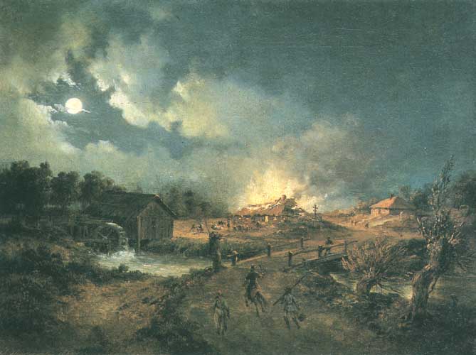 Village on Fire - Episode of the 1863 Insurrection