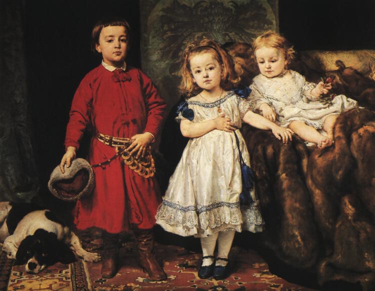 Portret trojga dzieci artysty