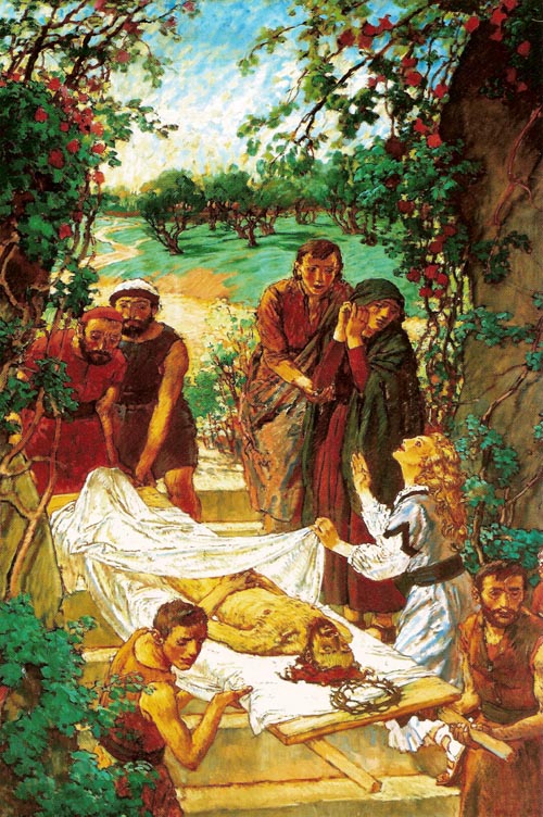 Stations of the Cross, Station XIV, Jesus is Laid in the Tomb