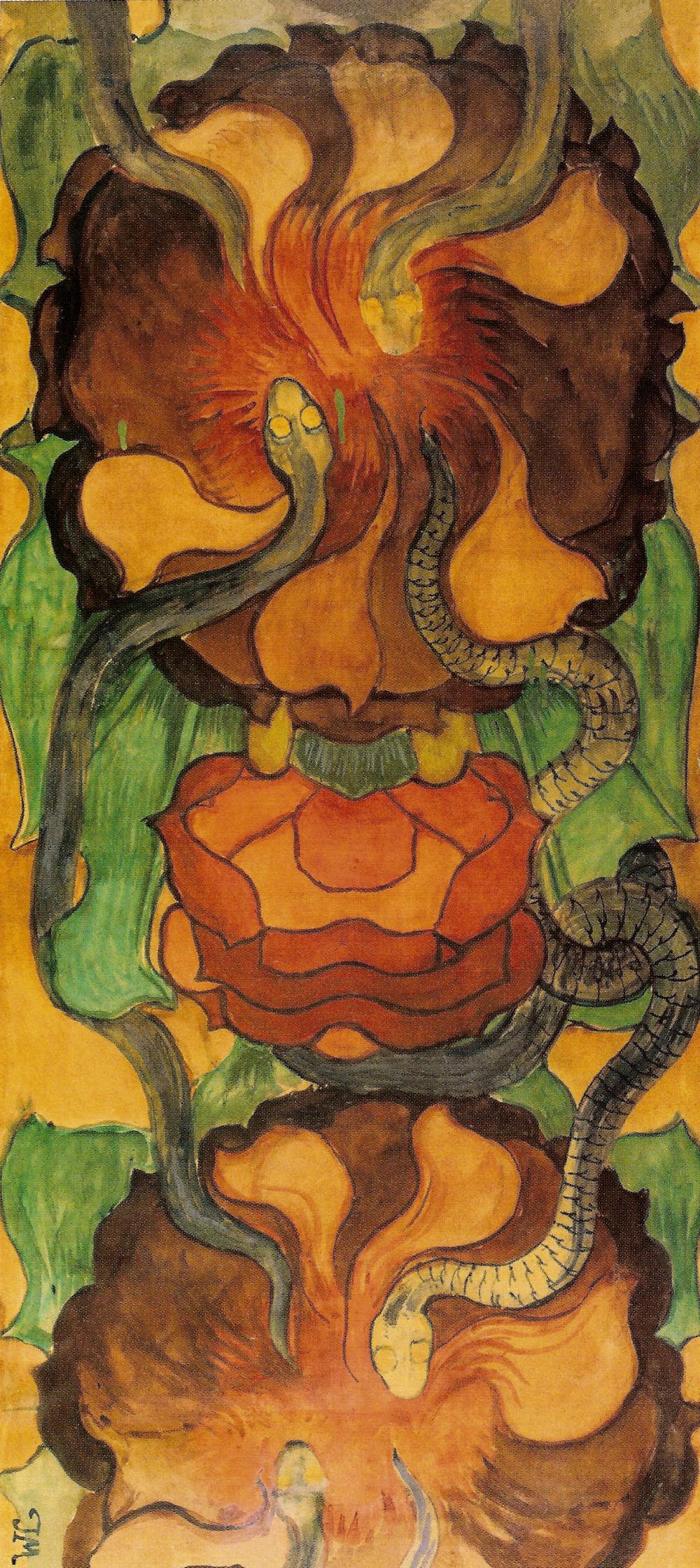 Serpents amid Roses