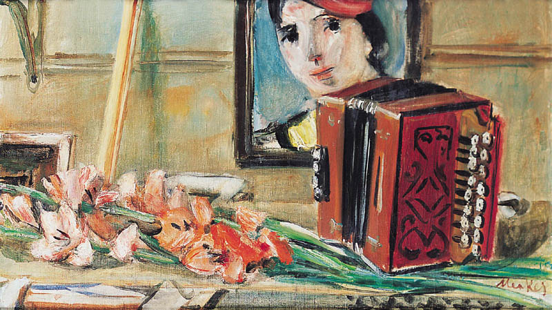 Still Life with a Portrait and Accordion