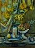 Still Life with Flowers, Peaches and a Pineapple 
