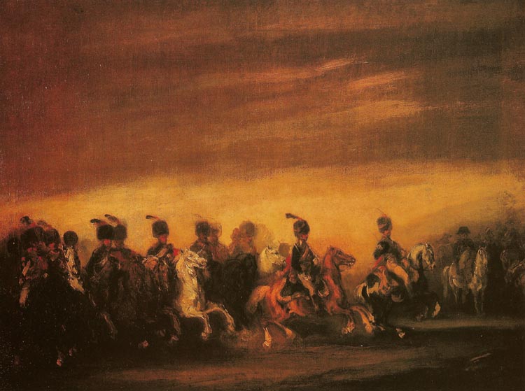 Parade in front of Napoleon