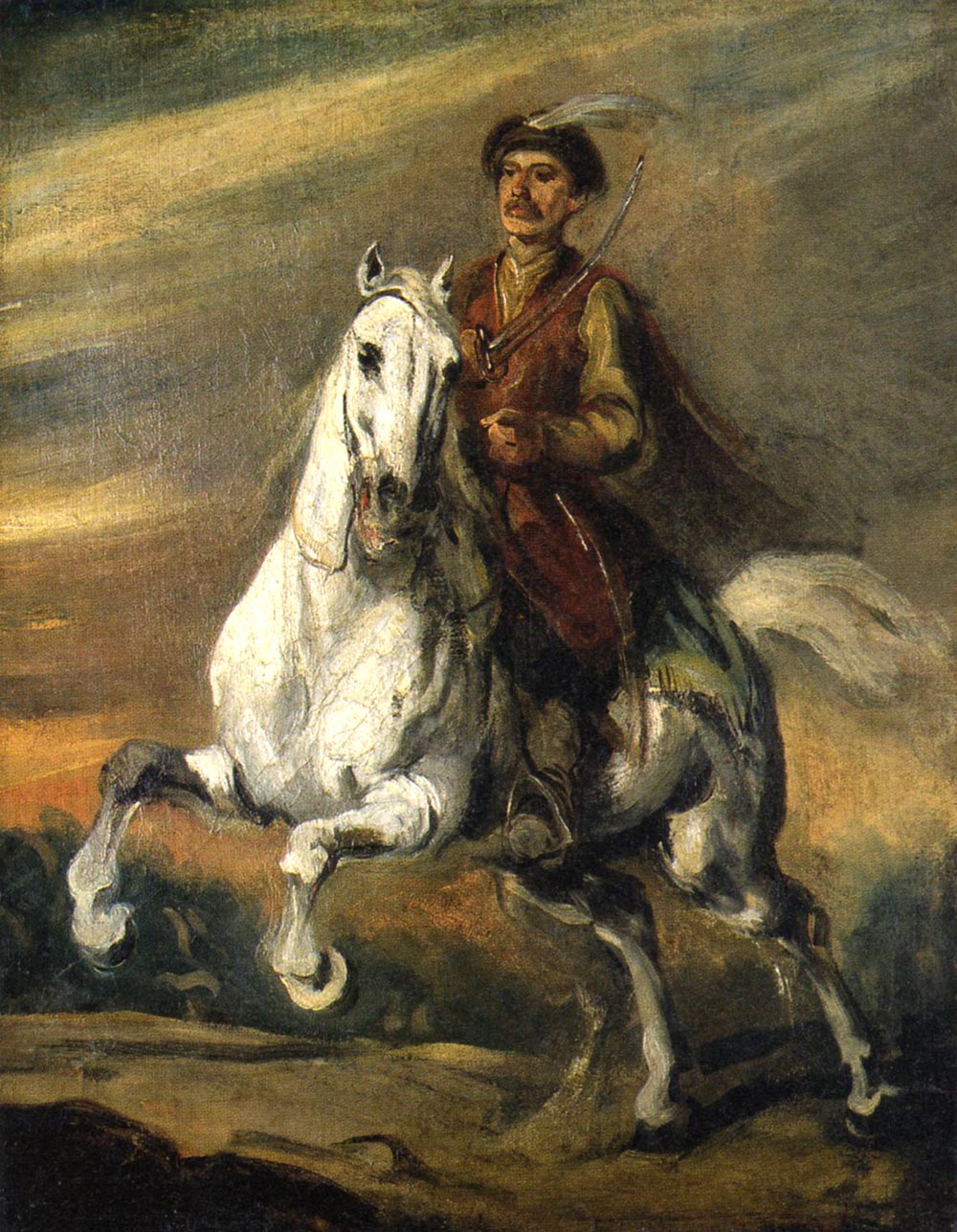 Jeździec w stroju polskim (Lisowczyk)